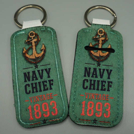 Keychain with pocket Green