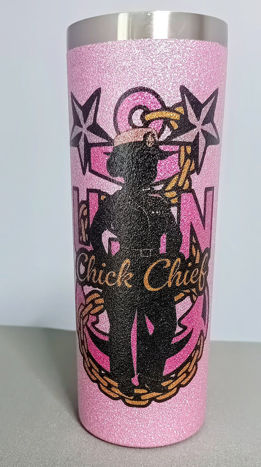 Glitter Master Chief Tumbler