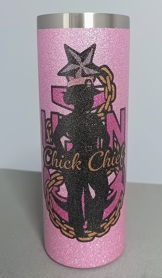 Glitter Senior Chief Tumbler