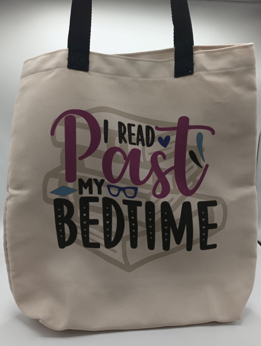 I Read Past My Bedtime Tote