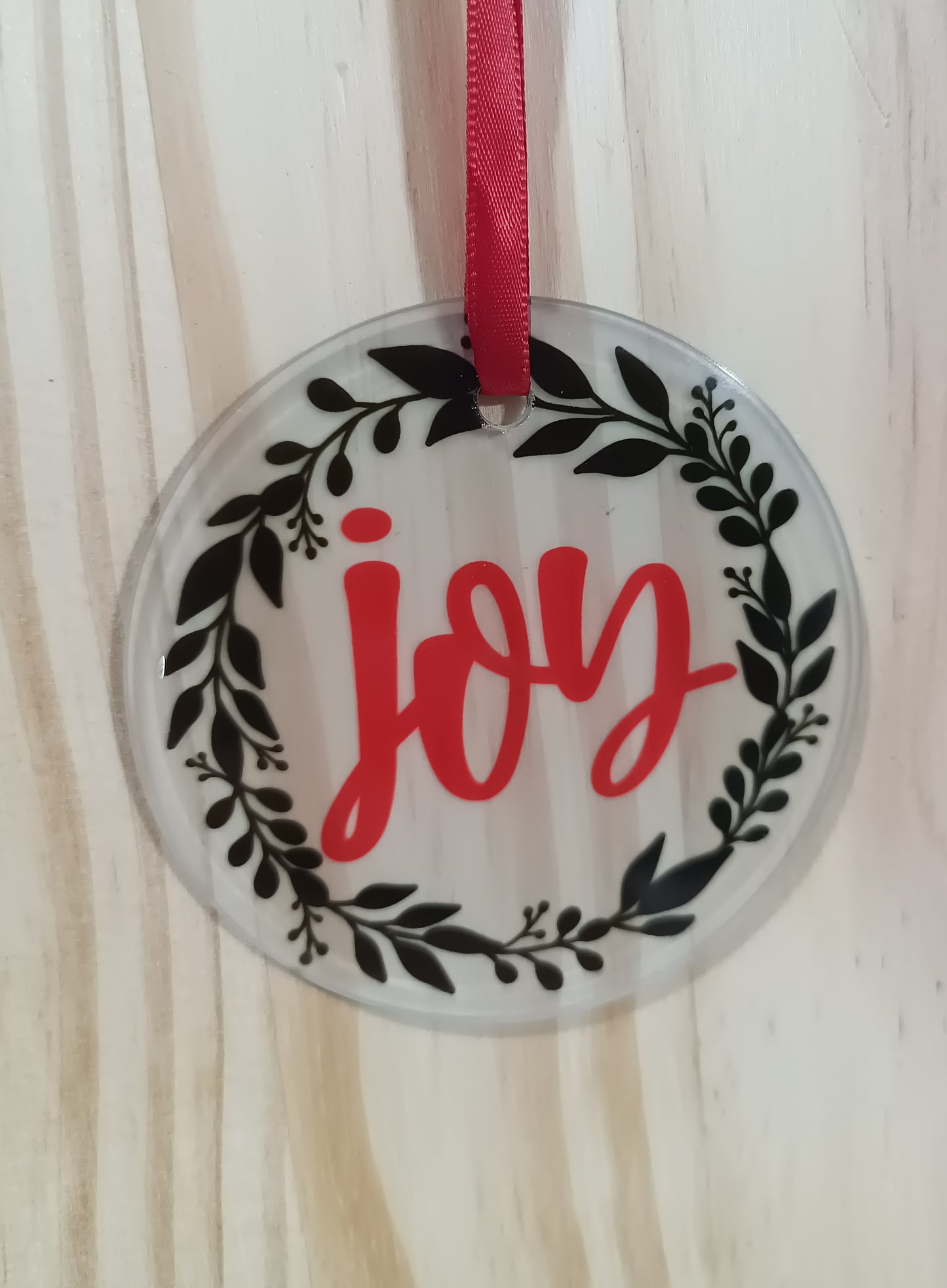 Glass Ornament - Joy