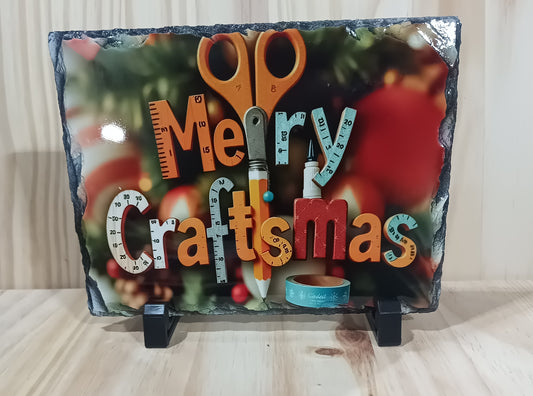 Merry Craftsmas Slate