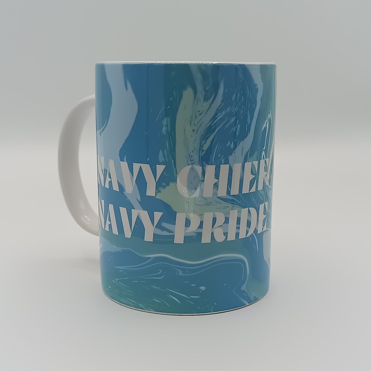 Blue Green Swirl Mug - SC