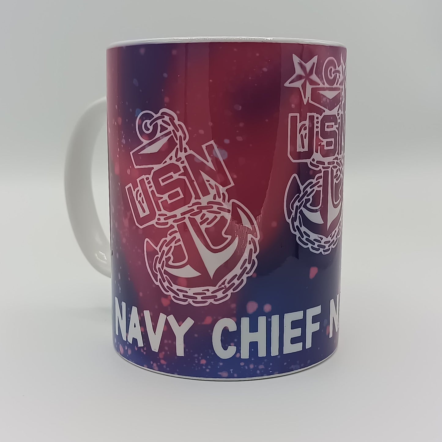 Pink/Purple Tri Anchor Mug