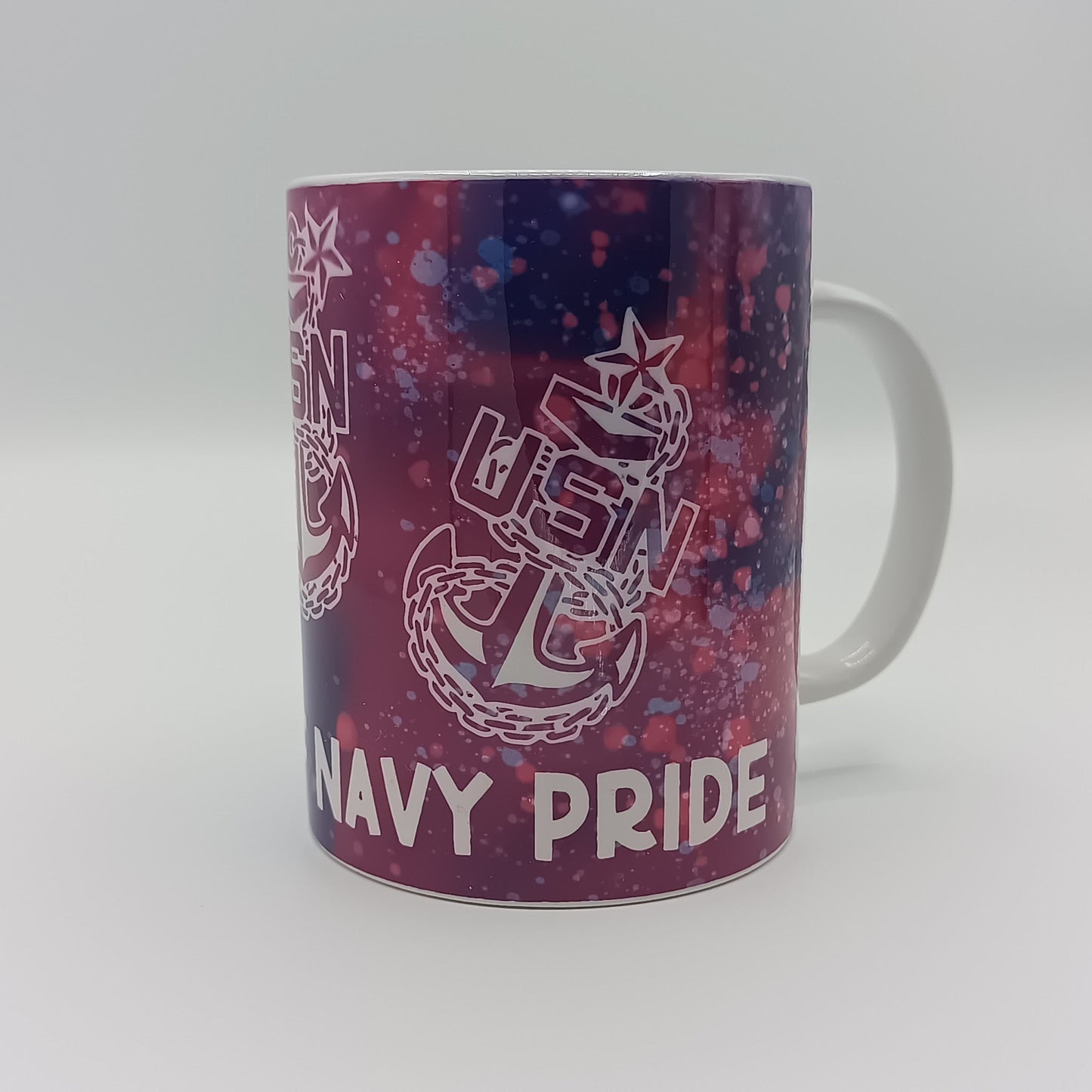 Pink/Purple Tri Anchor Mug