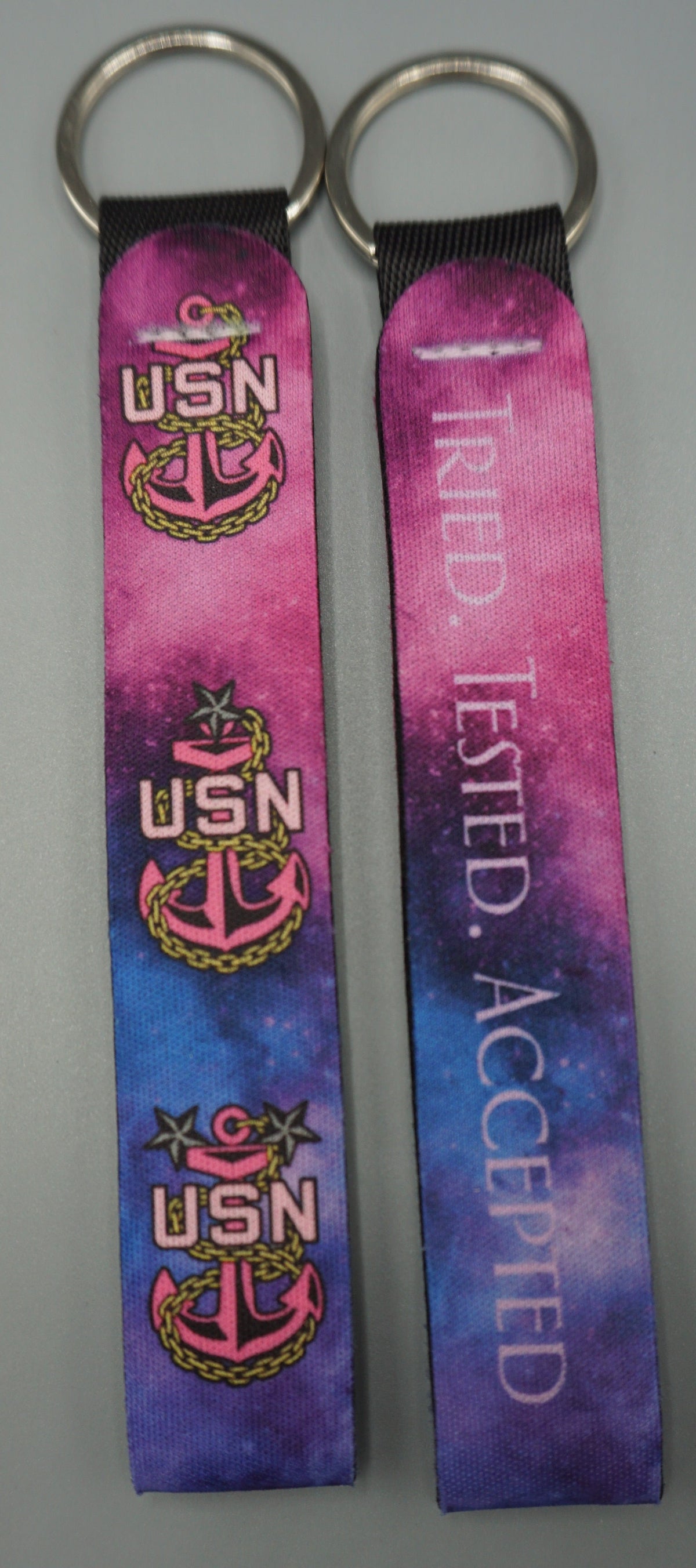 Neoprene Keychain Tri Anchor